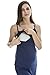Bearsland Maternity Women's 3 Pieces Soft Nursing Pajamas Set Postpartum Sleepwear for Breastfeeding