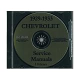 1929 1930 1931 1932 1933 CHEVY PICKUP TRUCK Service Manual CD by Chevrolet