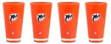 NFL Miami Dolphins 20-Ounce Insulated Tumbler 4 Pack