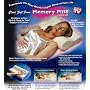 Memory Foam Pillow As Seen on TV Contours to Your Neck and Head for Total Support and Comfort.