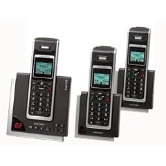 Swissvoice Eurit 758 Trio schnurloses ISDN Telefon mit digitalem Anrufbeantworter und 2 zus�tzlichen angemeldeten Mobilteilen