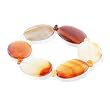 FOJO's Genuine Carnelian Oval Stretch Bracelet