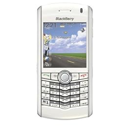 BlackBerry Pearl 8100 Refurbished Unlocked Phone with Camera and MicroSD Slot--International Version with 60-Day Warranty (White)