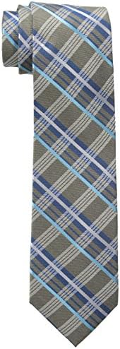 Ben Sherman Men's Bellenden Plaid Tie, Brown, One Size