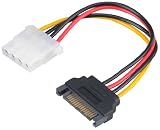 Akasa AK-CBPW03-15 SATA PSU Power to 4 Pin Molex Connector Adaptor