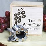 The Wine Clip Magnetic Wine Conditioner in Wood Gift Box