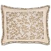 Fieldcrest? Luxury Mitered Sham - White/ Green (Standard)