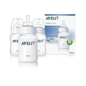 Philips AVENT 4 Ounce BPA Free Bottles 3 Pack