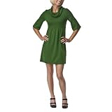 Mossimo Supply Co. Juniors Cowl Neck Sweater Dress - Wilderness Green