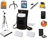 Canon PowerShot SD950 SD900 SD870 SD850 SD850 SD800 SD700 Accessory Kit (Incl. LOWEPRO Carrying Case and LOWEPRO Memory Card Wallet, 2GB SD Memory Card, Two Ultra High Batteries and Charger, 64-in-1 Card Reader, 5-YR Warranty, Screen Protectors, GORILLAPOD Original Flexible Tripod, Cleaning Pen, 57-in Tripod w/ Carrying Case, Lens Cleaning Kit)