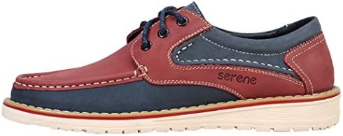 Serene Christmas Mens School Trendy Colored Fashion Sneakers(9 D(M)US, Claret)