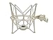 Boseen Studio Condenser Metal Microphone Spider Shock Mount Holder Clip Anti Vibration Suspension High Isolation, Ideal for Radio Broadcasting Studio, Voice-over Sound Studio and Recording(Silver)