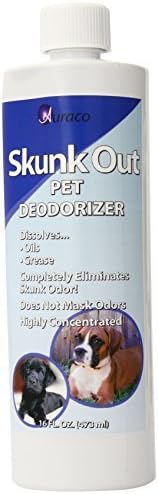 Auraco Skunk Out Pet Deodorizer, 16 Fluid Ounce by Auraco Inc.