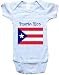 PUERTO RICO FLAG - Flag-Series - White, Blue or Pink Onesie / Baby T-shirt