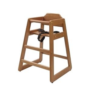 Lipper International 516P High Chair, Pecan Lipper International 516P High Chair, Pecan