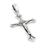 Crucifix Sterling Silver Pendant