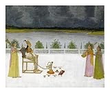 Portrait of a Princess by Sital Das. Size 35.87 inches width by 29.80 inches height. High Quality Art Poster Print