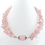 Handmade Rose Quartz & Silver Bracelet