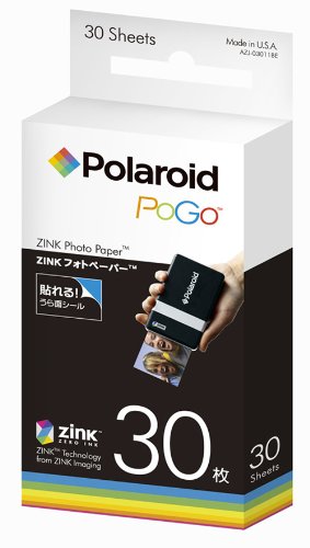 Polaroid Polaroid TWO PoGoインスタントモバイルプリンター対応 ZINKフォトペーパー30枚入り AZJ-03011B