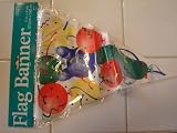 Krazy Balloons Flag Celebration Banner Sign Party Decoration 11in x 4 Yards (12 feet) Plastic