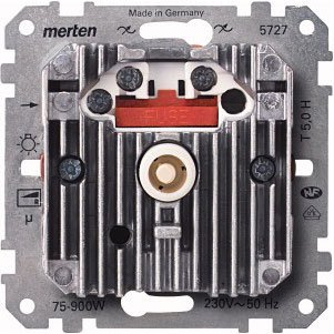 Merten 572799 Dimmer-Einsatz, 900 W, f&uuml;r ohmsche Last, 75-900 W/Halogen 700 W