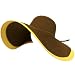 UPF Sun Beach Hat Floppy 7″ Packable Adjustable Brown with Bright Natural
