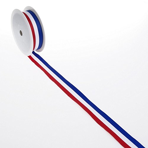 Nationalband “Niederlande” + “Frankreich” + “Friesenland” – blau, weiß, rot – 15 mm x 25 m – 2436 15 FNL