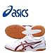 アシックス asics 卓球シューズ アタック ハイパービート SP TPA324(0123) ホワイト×レッド 25.5cm