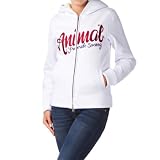 Animal Jodie Zip Hoody - White