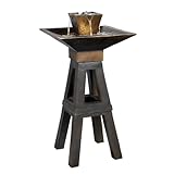 Kenroy Home #50613CPBZ Kenei Outdoor Floor Fountain in Copper Bronze Finish