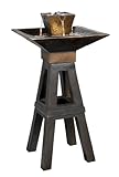 Kenei Outdoor Floor Fountain in Copper Bronze
