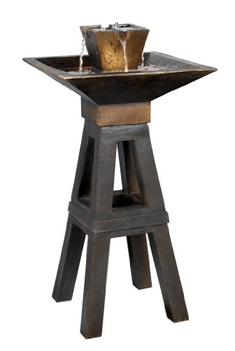 Kenroy Home #50613CPBZ Kenei Outdoor Floor Fountain in Copper Bronze Finish