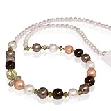 Long Strand Shell Pearl Necklace(Necklace length: approx. 30 inches) [Jewelry] ~ Leelo Jewelries