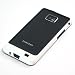 【全10色】Samsung GALAXY S2 SII SC-02C用バンパー ギャラクシー S2 ケースカバー　ブラック+ホワイト　Plastic Bumper for GALAXY S2 SII SC-02C 液晶保護フィルム付　(1591-6)
