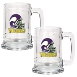 Minnesota Vikings Set of 2 Beer Mugs