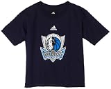NBA Toddler Dallas Mavericks Short Sleeve Tee "Primary Logo" - R4A3Nm-M (Navy, 4T)