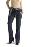 Lee Jean Womens Missy Petite One True Fit Wideband Bootcut Jean