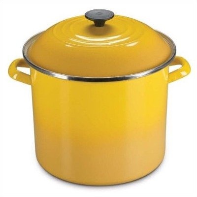 Le Creuset Enamel-on-Steel 6-Quart Stockpot Dijon