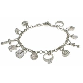Buy Treasure Chest of Charms Sterling Silver Charm Bracelet by Eve's Addiction