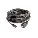PTC 15 m / 49 ft USB2.0 Active repeater / extension M/F cable - Supports High speed 480 Mbps data rate.