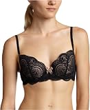 Le Mystere Women's Isabella Memory Foam Bra,Black/Natural,32D