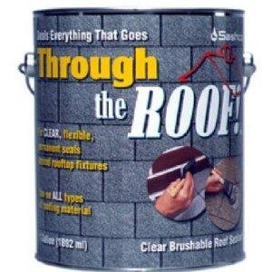 Sashco Sealants 14024 Through The Roof Sealant 2 Gallon Case, Clear