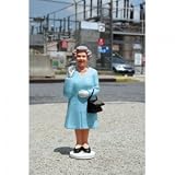 Statuette énergie solaire Save the Queen Couleur Bleu Matière Résine