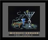 POOL SHARK II art FRAMED PRINT - Michael Godard 28x34