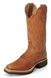 Women's Justin 12" Saddle Tempest Crepe Fashionable Western Cowboy Boots