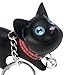 niceEshop Luft Kat, Cat Key Chain, Cute Kitten Key Ring, Bag Ornament, Gift idea (Black)