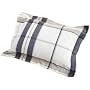 Pinzon 160-Gram Yarn-Dyed Standard Flannel Sham, Stonewash Plaid