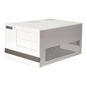 SilverStone Sugo SG02W-F ABS/SECC Steel MicroATX Desktop Computer Case - Retail (White)