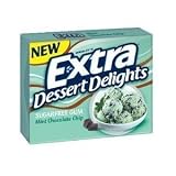 Extra Dessert Delights Sugarfree Gum Mint Chocolate Chip Flavored Gum Ten 15 Stick Packs