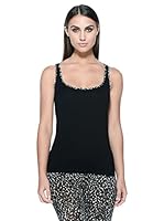 Just Cavalli Top Basic Microcamo (Negro)